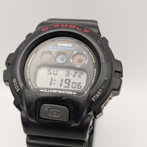 Casio G-Shock DW-6900 | Black Digital Illuminator | 200M | w/ Box | Pre-Owned