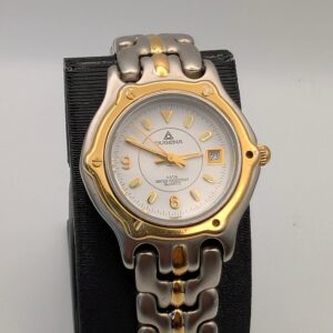 Dugena Swiss Quartz | Two-Tone Bracelet | White Dial | Date | 5ATM | Ladies | Pre-Owned