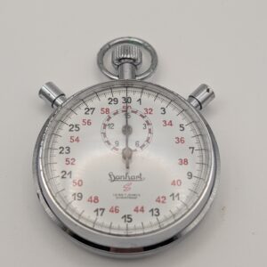 Hanhart S Lever 7 Jewels | Shockproof Chrome Stopwatch | 1/10 Sec | Vintage Germany | Pre-Owned