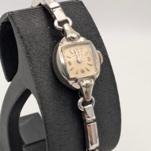 Wittnauer Ladies 10K Gold Filled Cushion Cocktail Watch | 17-Jewel Manual Wind | c.1950s