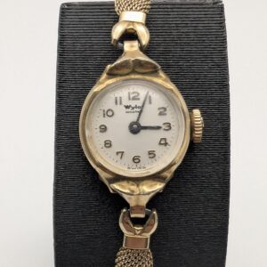 Wyler Incaflex Ladies Dress Watch | Manual Wind | 10K RGP Bezel | Rope Mesh Bracelet | Pre-Owned
