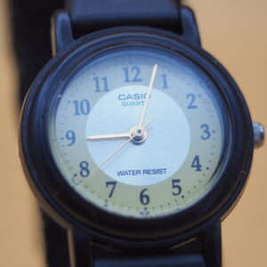 Casio LQ-139 1330 | Gold Sunburst Dial | Black Resin | Ladies Quartz | Pre-Owned
