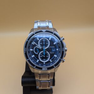 Citizen CA0340-55E Eco-Drive | Super Titanium Chronograph | Black Dial | Men's | Pre-Owned