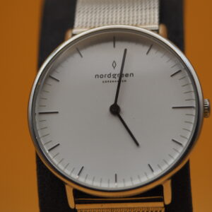 Nordgreen Native Lille | White Dial | Silver Mesh | Danish Minimalist | Pre-Owned