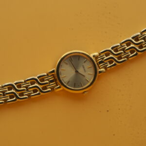 Seiko 1N00-1E09 | Ladies Gold-Tone Quartz | Sunburst Dial | Dress Bracelet Watch | Pre-Owned