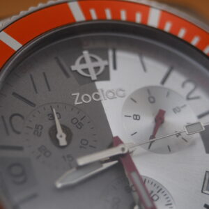 Zodiac V-Sport ZO2105 | Swiss Quartz Chronograph | Orange Bezel | Bi-Color Dial | Pre-Owned